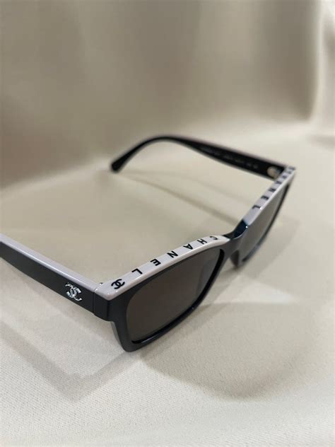 chanel square sunglasses black and beige|vintage square chanel sunglasses.